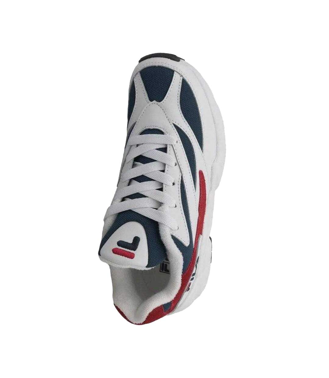 Baskets Femme Blanc Rouge Bleu Marine Fila-3