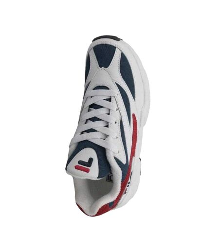 Baskets Femme Blanc Rouge Bleu Marine Fila