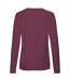Fruit of the Loom Womens/Ladies Lightweight Lady Fit Raglan Sweatshirt (Burgundy) - UTRW9854