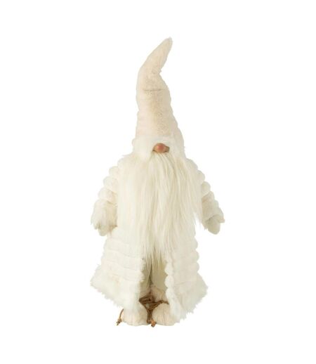 Statue Déco Lutin Veste Rembourrée 88cm Crème