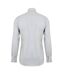 Mens Spread Collar Long-sleeved Shirt Light Grey Boss-2