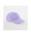 Unisex Low Profile 6 Panel Dad Cap Lavender Beechfield-2
