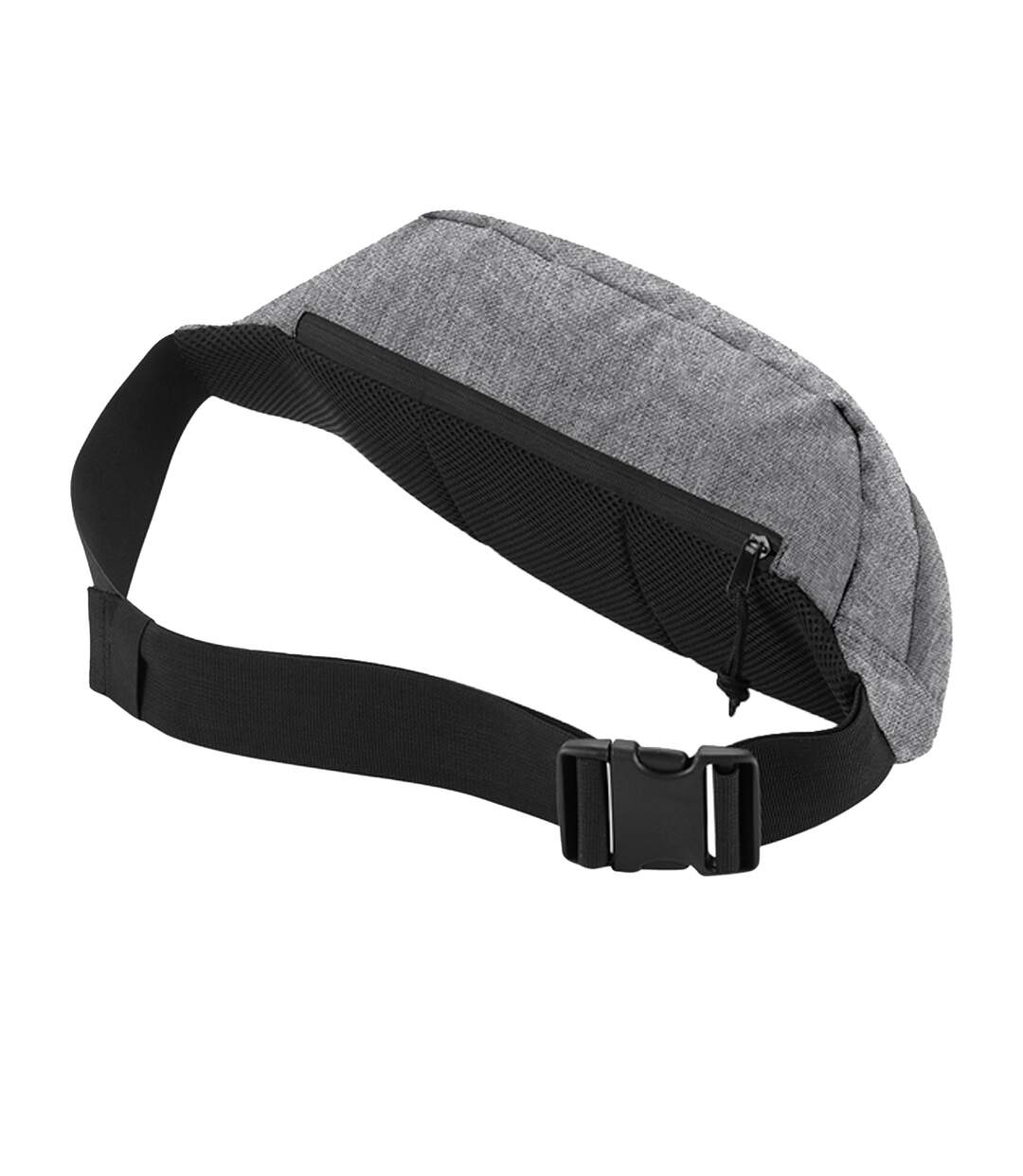 Oversized Across Body Bag One Size Grey Marl BagBase-2