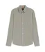 Mens Cotton Regular Long-sleeved Shirt Green Boss-2