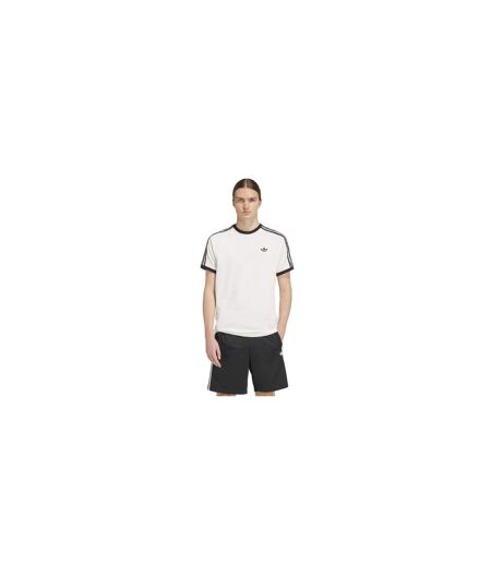 Mens 3 Stripes T-shirt White Adidas