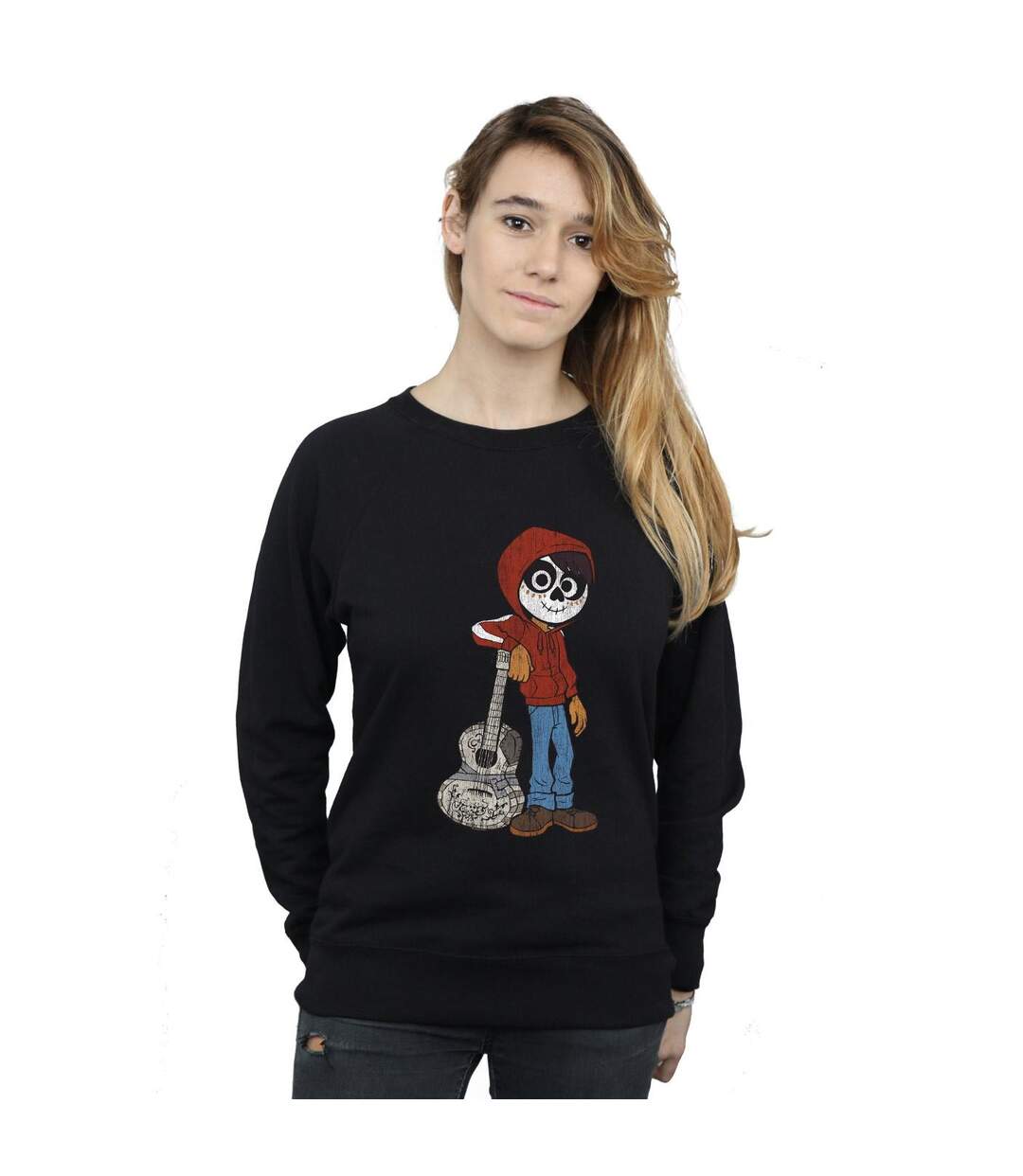 Disney Sweat Womens/Ladies Coco Miguel With Guitar Sweatshirt (Noir) - UTBI12231-2