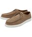 Mens Declan Suede Flat Moccasins Stone Lotus Shoes-3