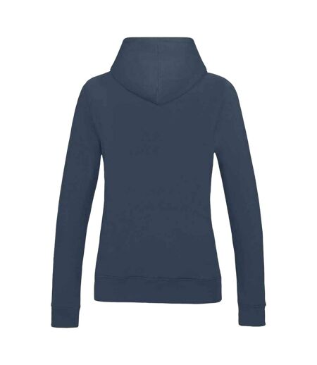 Sweat à capuche college femme bleu ardoise Awdis Awdis