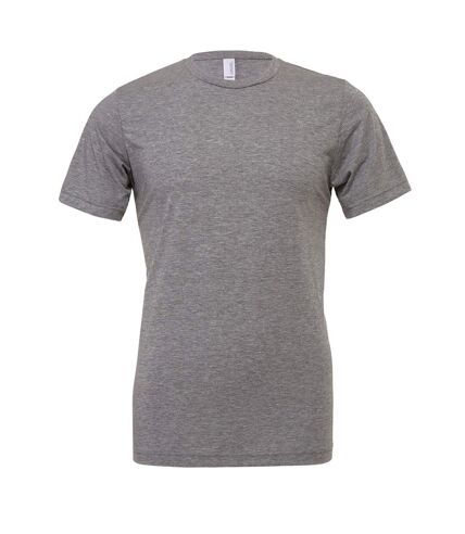 Canvas triblend t-shirt à manches courtes homme gris chiné Bella + Canvas