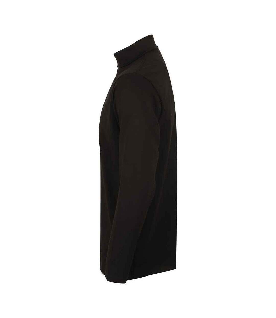 Mens roll neck long-sleeved top black Henbury