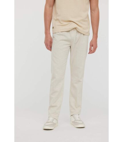 Pantalon coton/lin straight fit GORGEOUS