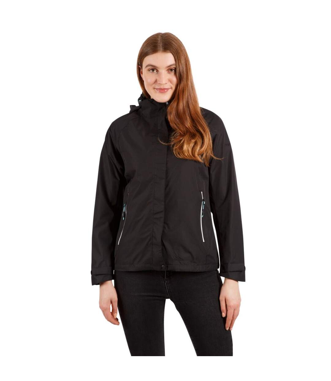 Veste Imperméable Review Femme Noir Trespass-1