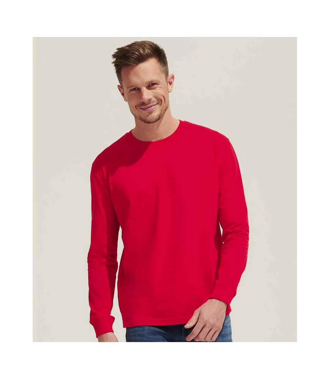 T-shirt pioneer adulte rouge vif SOLS