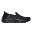 Womens/ladies Go Walk Mesh Slip-on Trainers Black Skechers-1