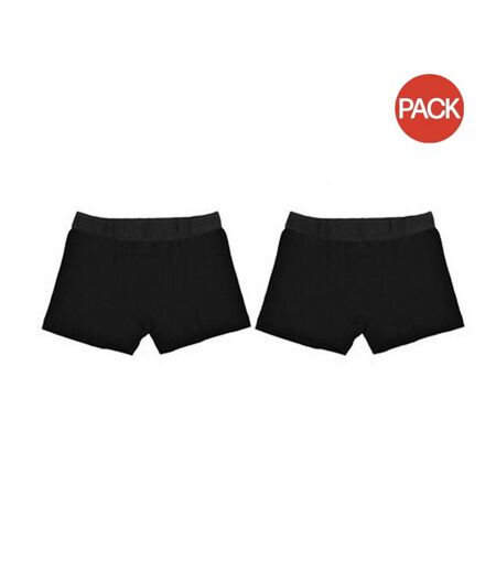 Boxers homme noir Wolf & Harte