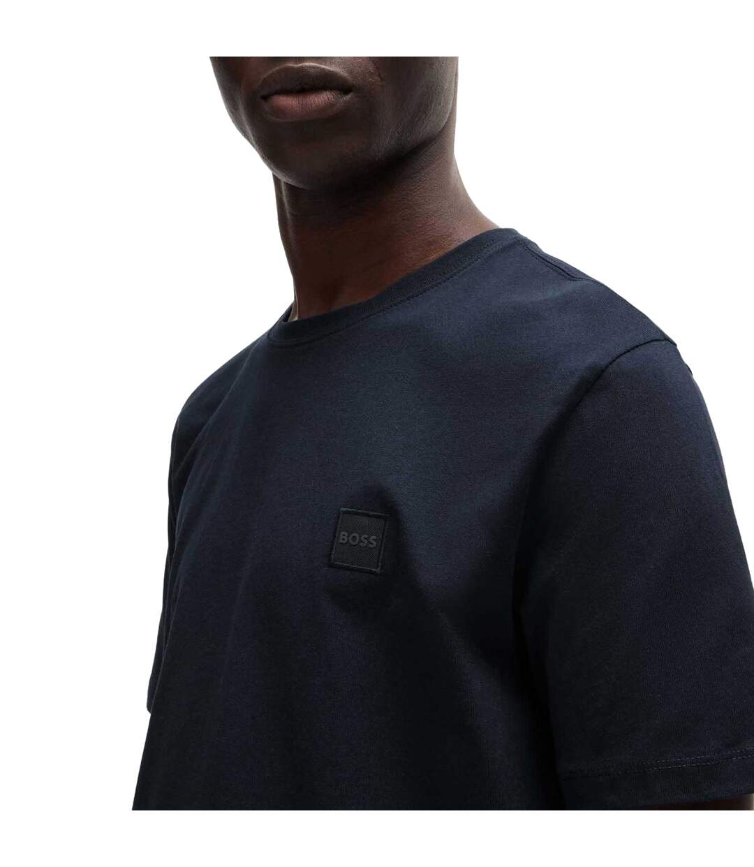 T-shirt Tales Homme Bleu Foncé Boss-4