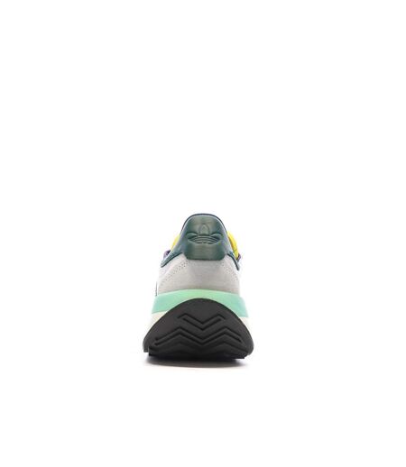 Baskets blanches/jaune homme adidas country