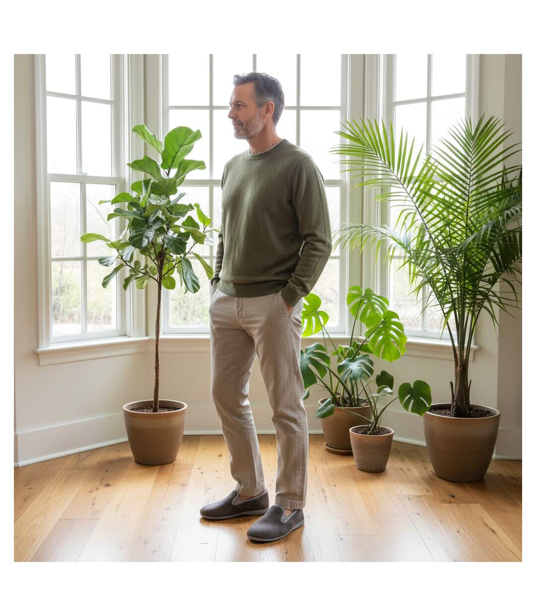 OZABI Charentaises Homme Toucher Velours Microfibre, Fabriquées en Espagne-5