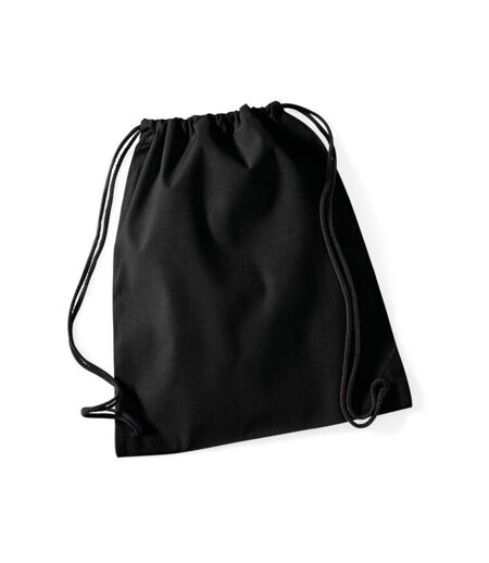 Drawstring Bag One Size Black Westford Mill