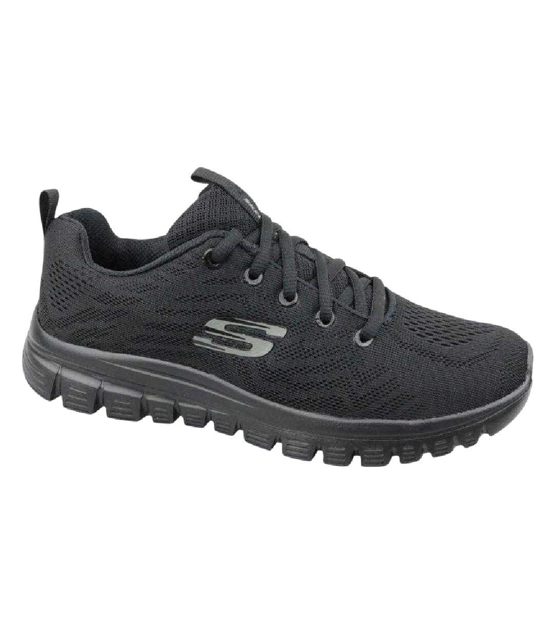 Baskets Graceful Get Connected Femme Noir Skechers-1