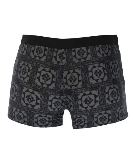 Mens valmilton palm leaf swim shorts black/grey Speedo