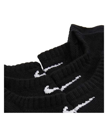 X3 paires de chaussettes noir mixte nike everyday ltwt