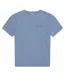 Mens Textured Chest Pocket T-shirt Blue Animal-1