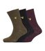 Pack Of 3  Mens Chunky Knit Socks  Multicoloured Lyle & Scott-4