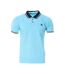 Polo turquoise homme rms26 91318 - l-1