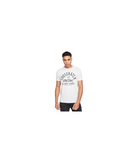 T-shirts Motif/style Imprimé Luckmoore Homme Blanc Noir Bleu Marine Gris Rouge Crosshatch