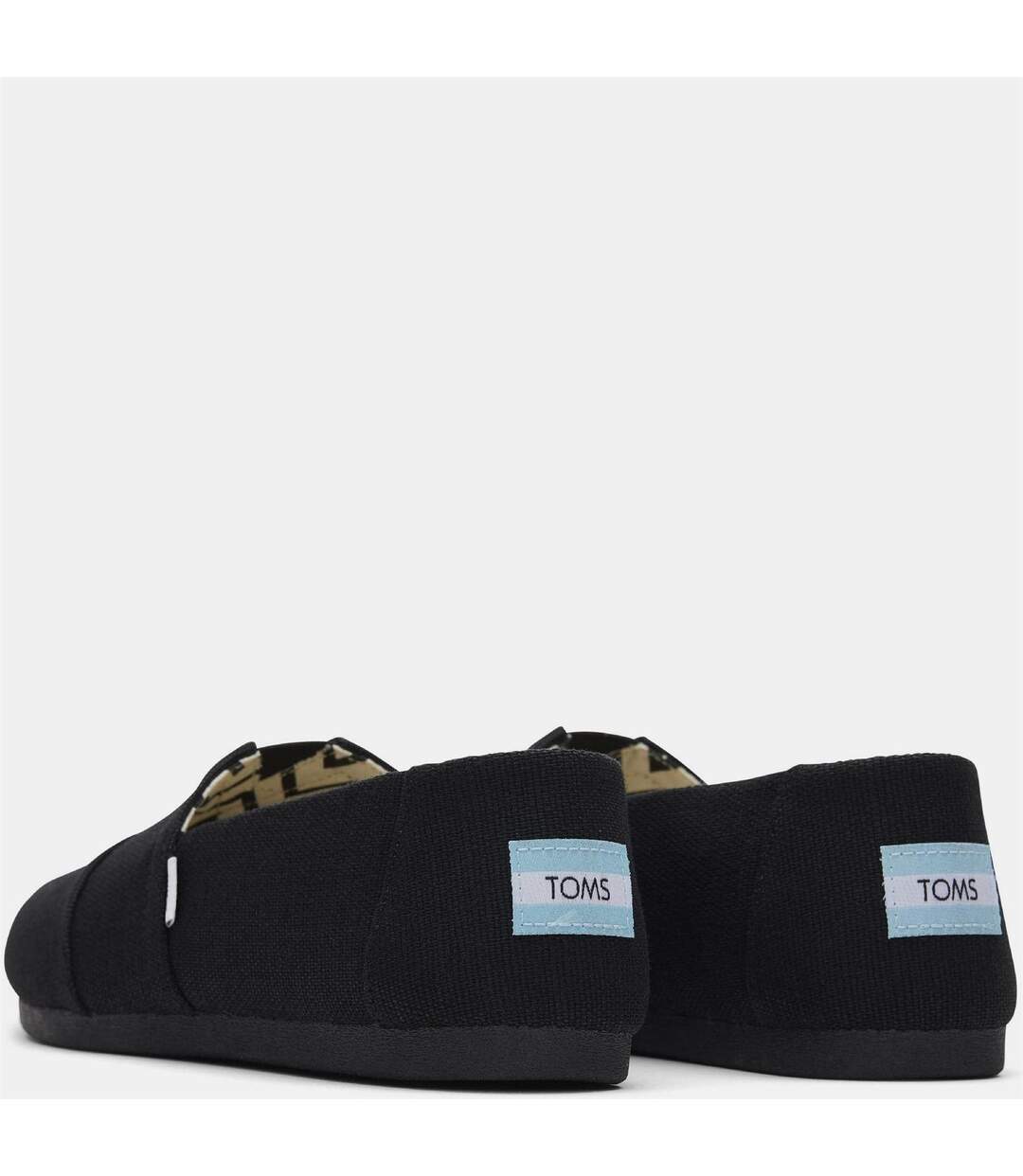 Mens Alpargata Classic Espadrilles Black Toms-2