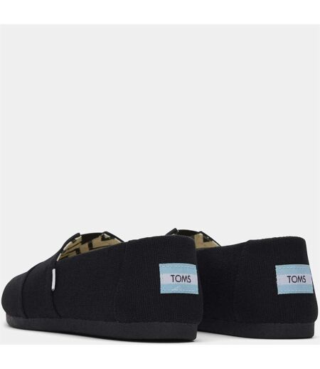 Mens Alpargata Classic Espadrilles Black Toms