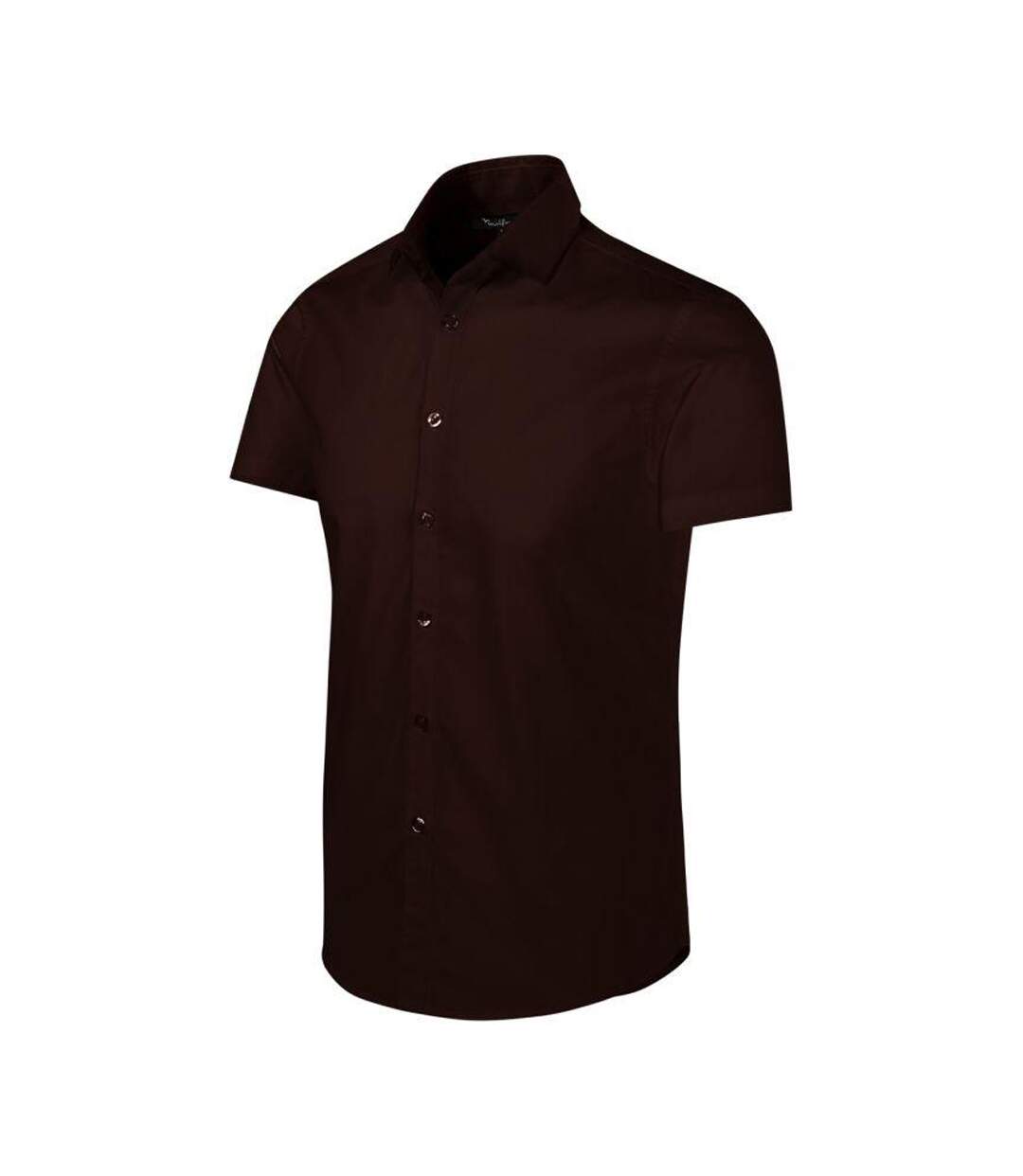 Chemise Motif/style Éclair Homme Marron Malfini-3
