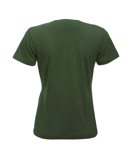 T-shirt New Classic Femme Vert Bouteille Clique