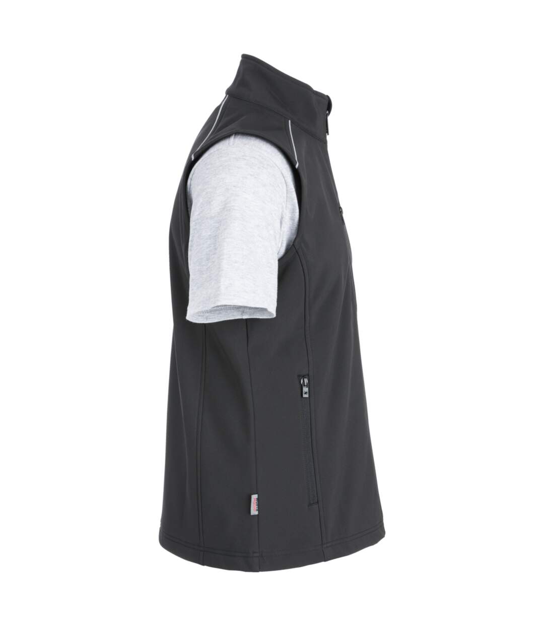 Gilet de Travail Softshell City noir-4