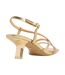 Womens/ladies Lendacan Strappy Kitten Heel Sandals Gold Aldo-2
