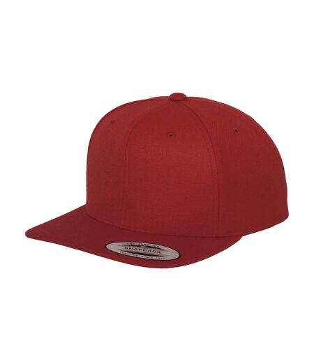 Yupoong Mens The Classic Premium Snapback Cap (Pack of 2) (Red) - UTRW6714