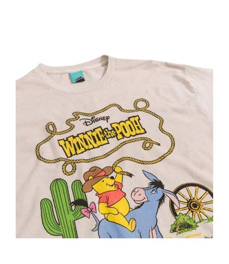 T-shirt Motif/style Cowboy Adulte Beige Winnie The Pooh