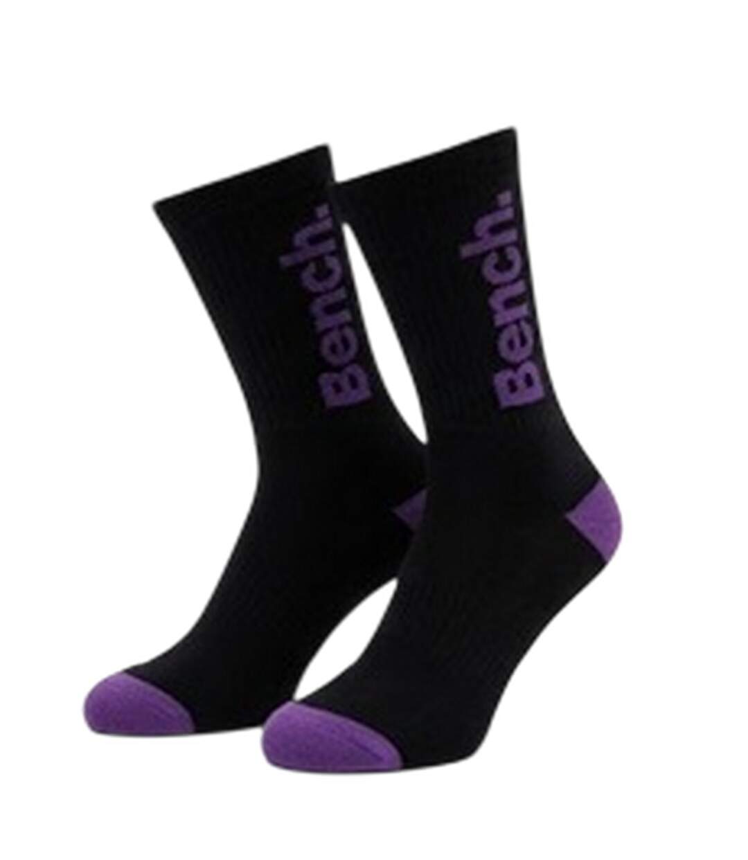 Pack Of 7  Mens Cotton Dress Socks  Black Bench-3