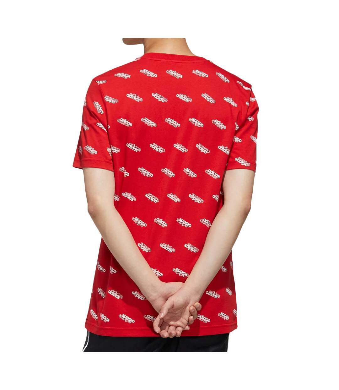 T-shirt Rouge Homme Adidas FAV