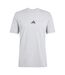 Mens Essentials Logo Single Jersey T-shirt Grey Black Adidas-2