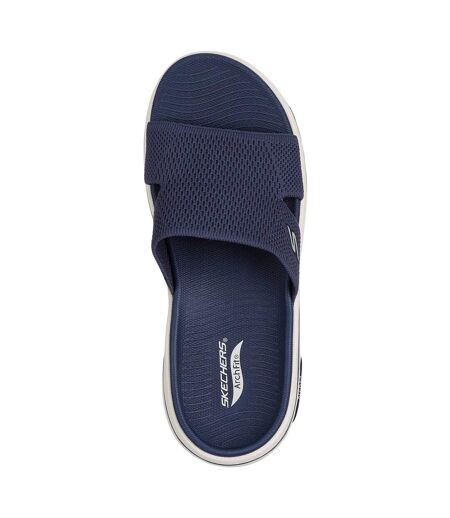 Womens/ladies Go Walk Arch Fit 2.0 Sandals Navy Skechers