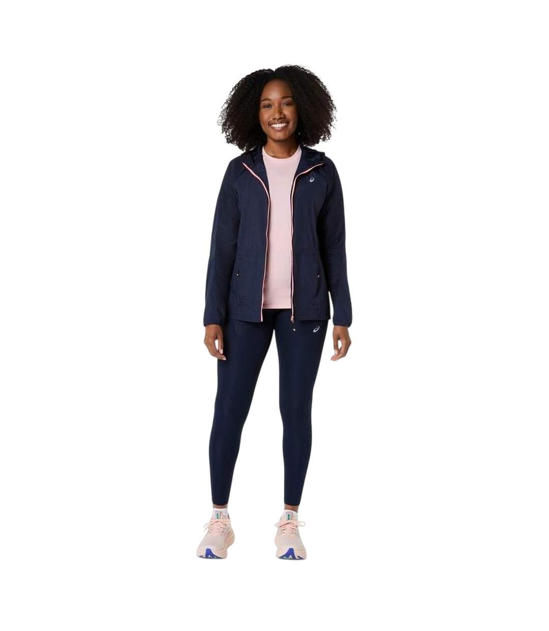 Collants De Course Road Femme Bleu Nuit Asics-4