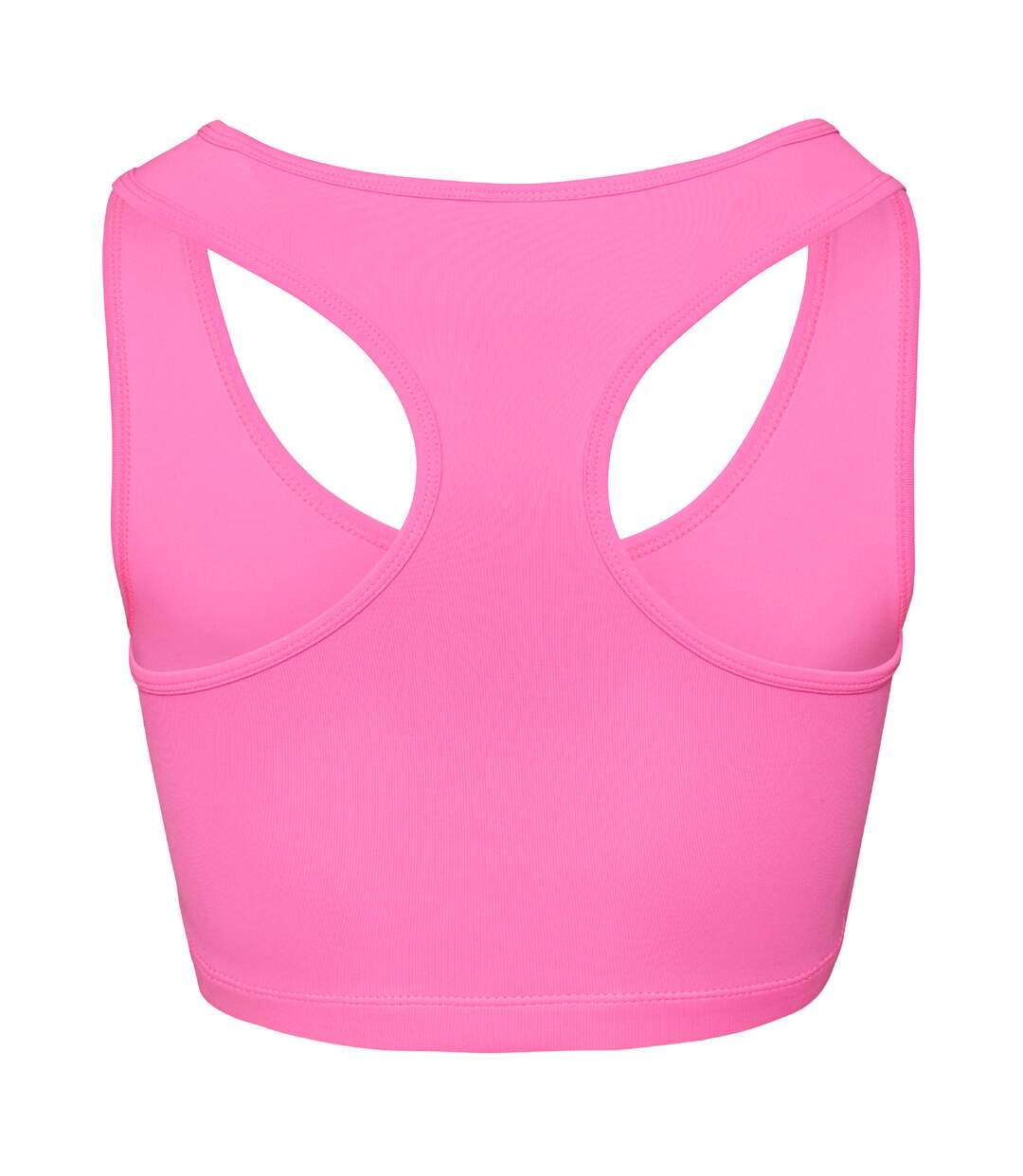 AWDis Just Cool Womens/Ladies Girlie Sports Crop Top (Electric Pink)