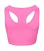 AWDis Just Cool Womens/Ladies Girlie Sports Crop Top (Electric Pink)