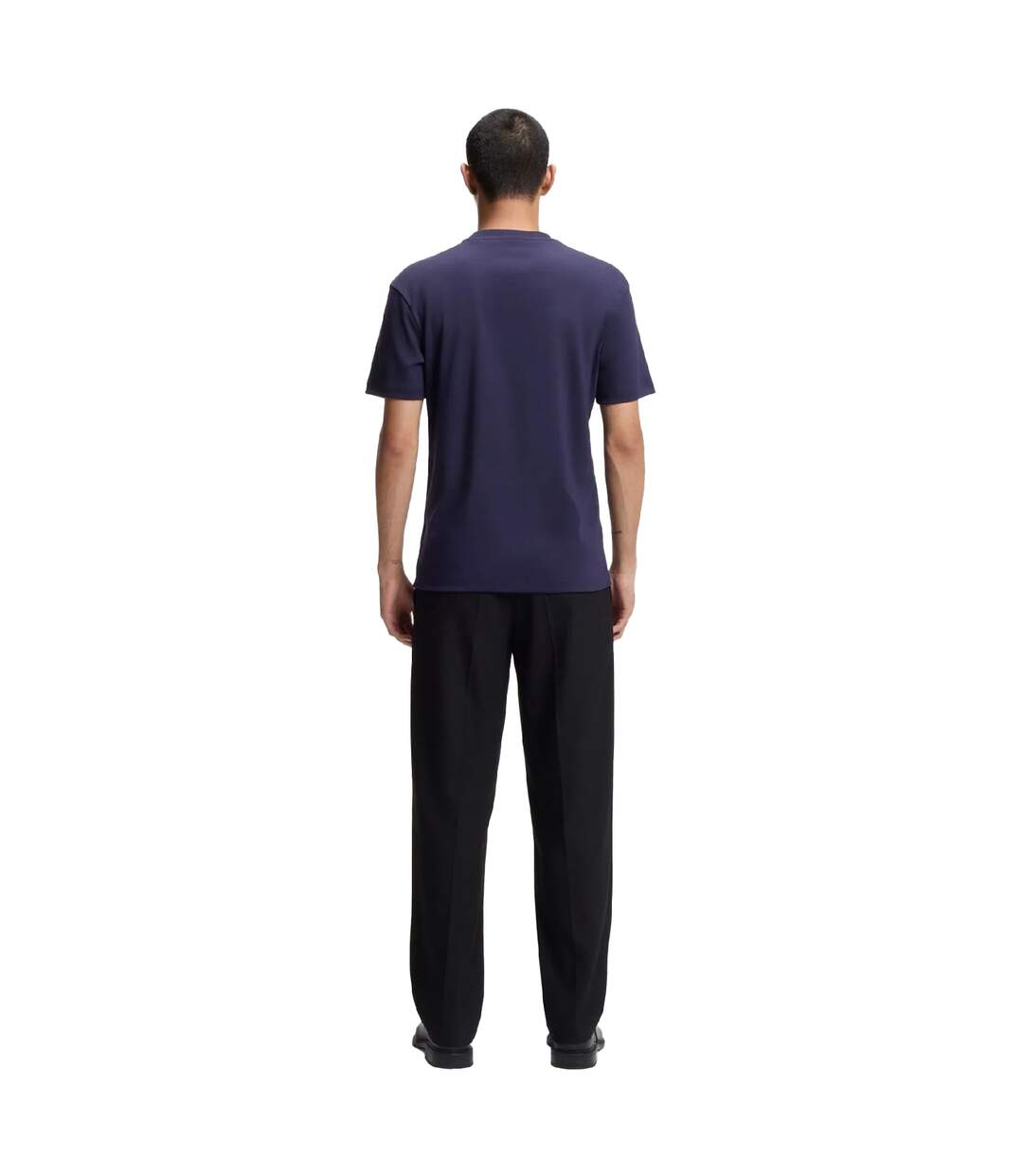 T-shirt Motif/style Empilé Dalile Homme Bleu Marine Hugo-3