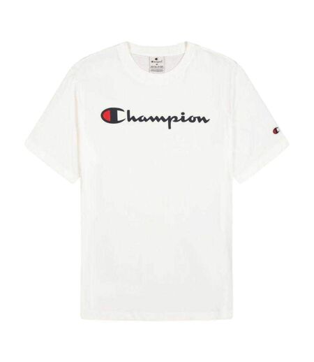T-shirt Motif/style Logo Homme Blanc Champion