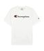 T-shirt Motif/style Logo Homme Blanc Champion-2