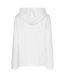 Womens/ladies Essential Embroidered Logo Hoodie White Tommy Hilfiger-4