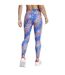Legging Motif/style Géométrique Femme Bleu Adidas-3